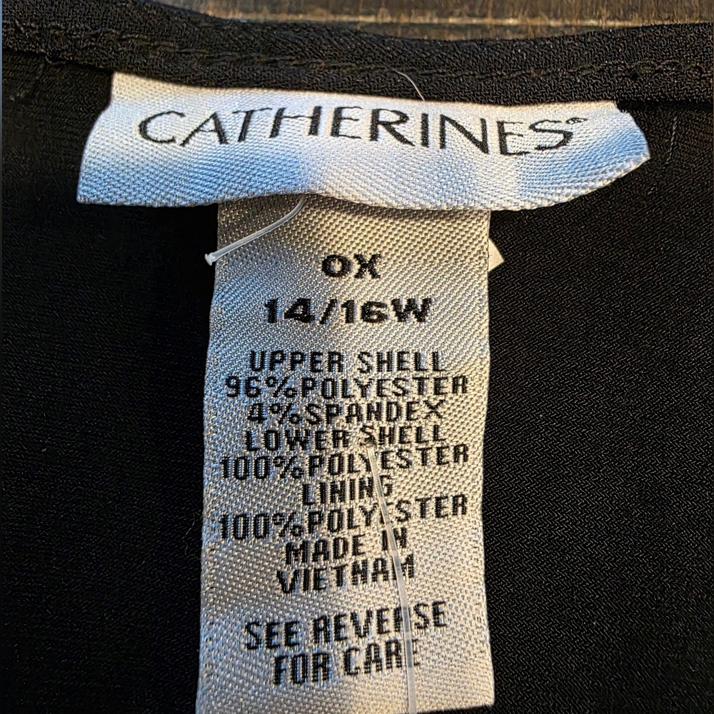 Catherines Black And Multi-Colored Patterned Maxi… - image 6